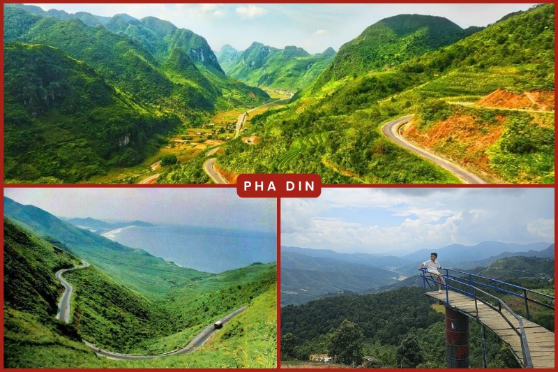 Pha Din Pass in Dien Bien, Vietnam